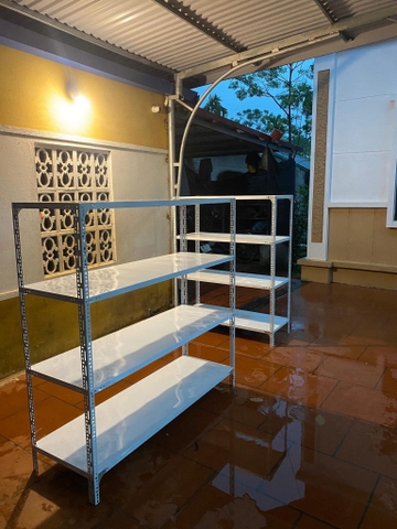 Kệ V lỗ 3 tầng Rộng 40 dài 1m5 cao 1m2